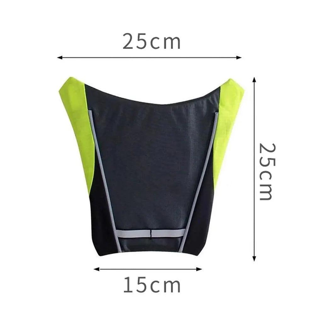 Gilet de cyclisme LED avec télécommande - Veste de sécurité haute visibilité pour vélo VTT