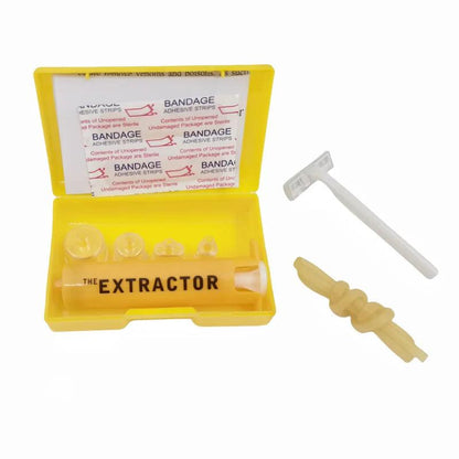 Extracteur de Venin Sous Vide - Kit de Premiers Secours pour Morsures et Piqûres