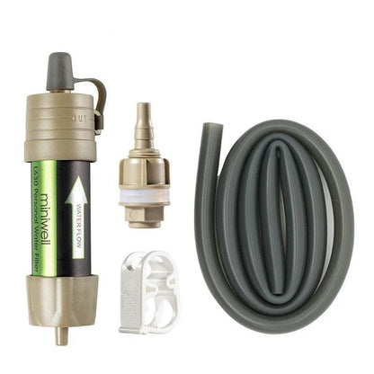 Miniwell Kit de Filtre à Eau Portable L630 – Survie, Camping et Randonnée