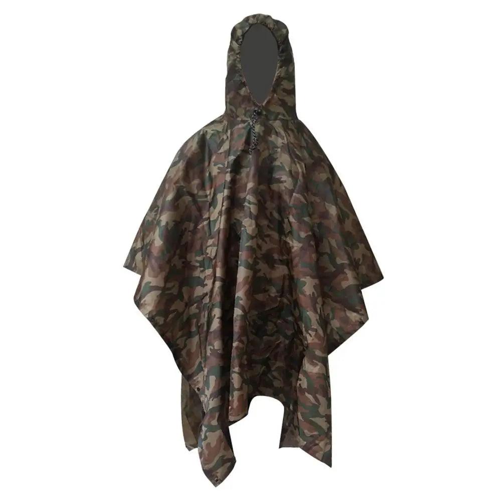 Cape de Camouflage Tactique – Poncho Imperméable Portable pour Chasse et Outdoor - Variante