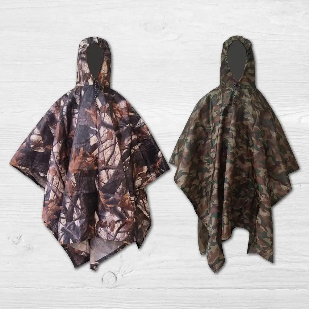 Cape de Camouflage Tactique – Poncho Imperméable Portable pour Chasse et Outdoor