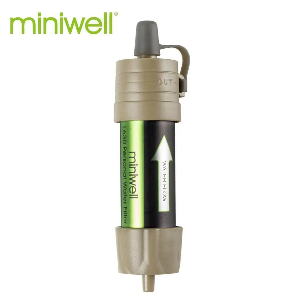 Miniwell Kit de Filtre à Eau Portable L630 – Survie, Camping et Randonnée