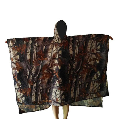 Cape de Camouflage Tactique – Poncho Imperméable Portable pour Chasse et Outdoor