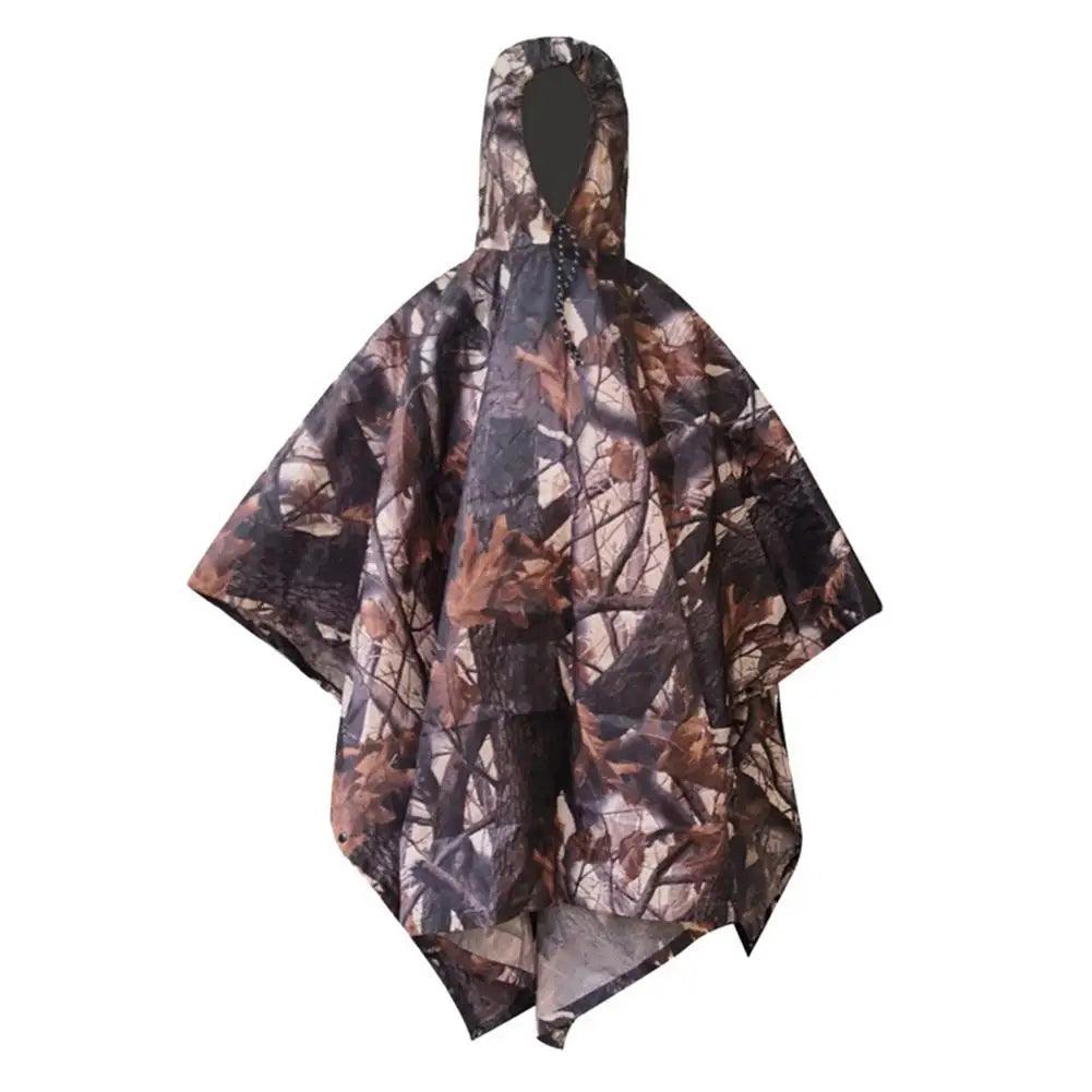 Cape de Camouflage Tactique – Poncho Imperméable Portable pour Chasse et Outdoor - Variante