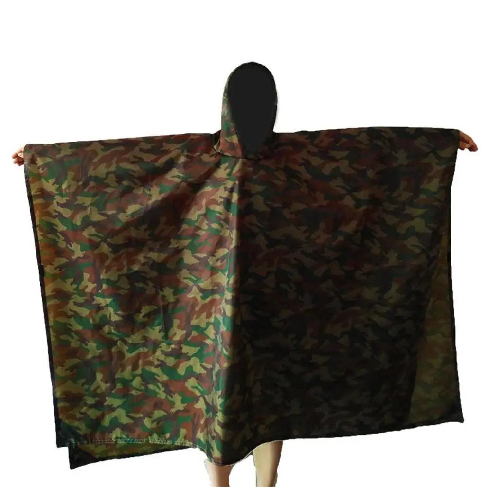 Cape de Camouflage Tactique – Poncho Imperméable Portable pour Chasse et Outdoor