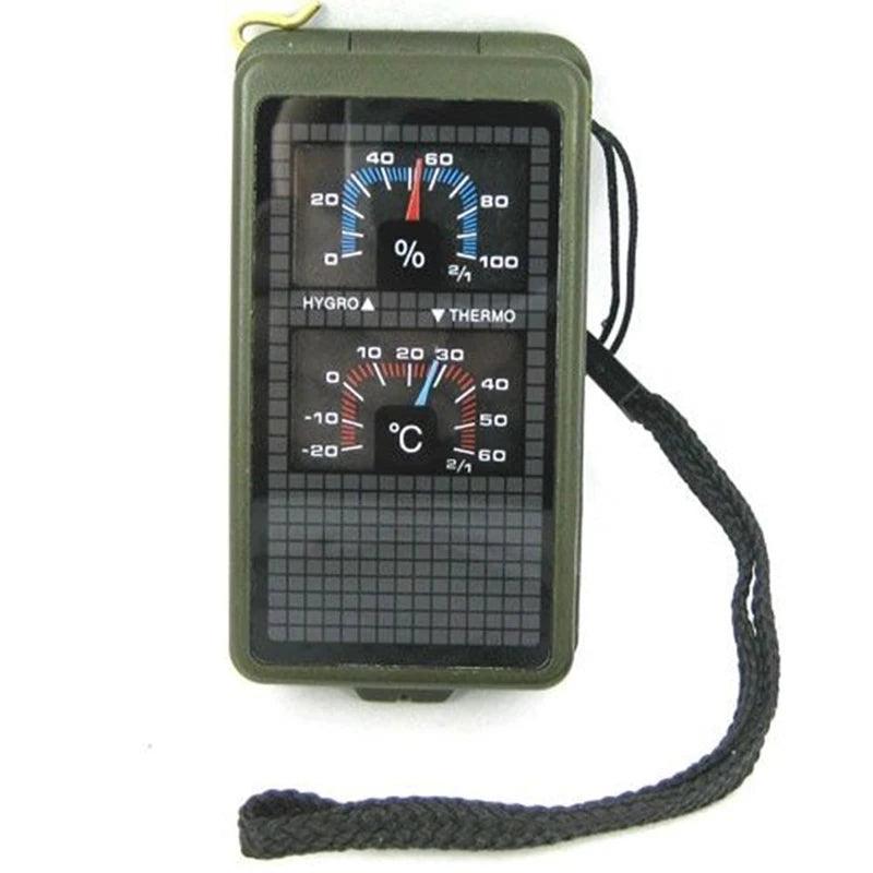 Boussole de Survie Militaire 10-en-1 – Multifonction LED et Sifflet