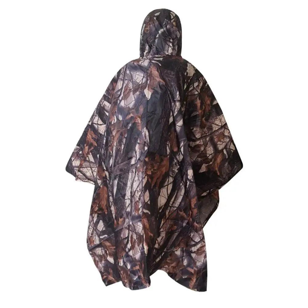 Cape de Camouflage Tactique – Poncho Imperméable Portable pour Chasse et Outdoor