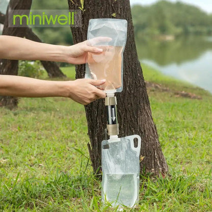 Miniwell Kit de Filtre à Eau Portable L630 – Survie, Camping et Randonnée