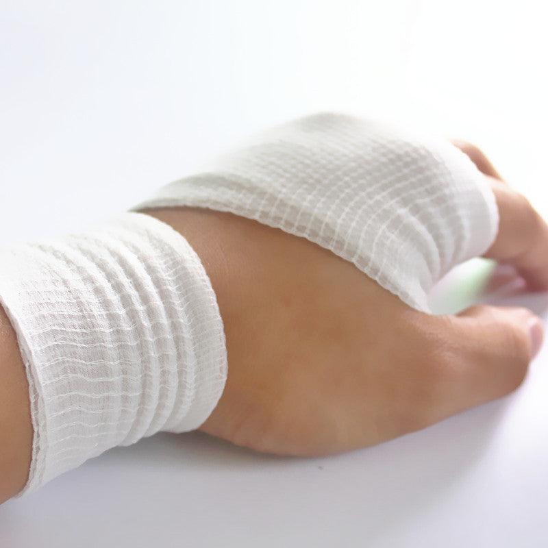 Bandage Élastique PBT – Rouleau de Gaze Elastique pour Premiers Soins