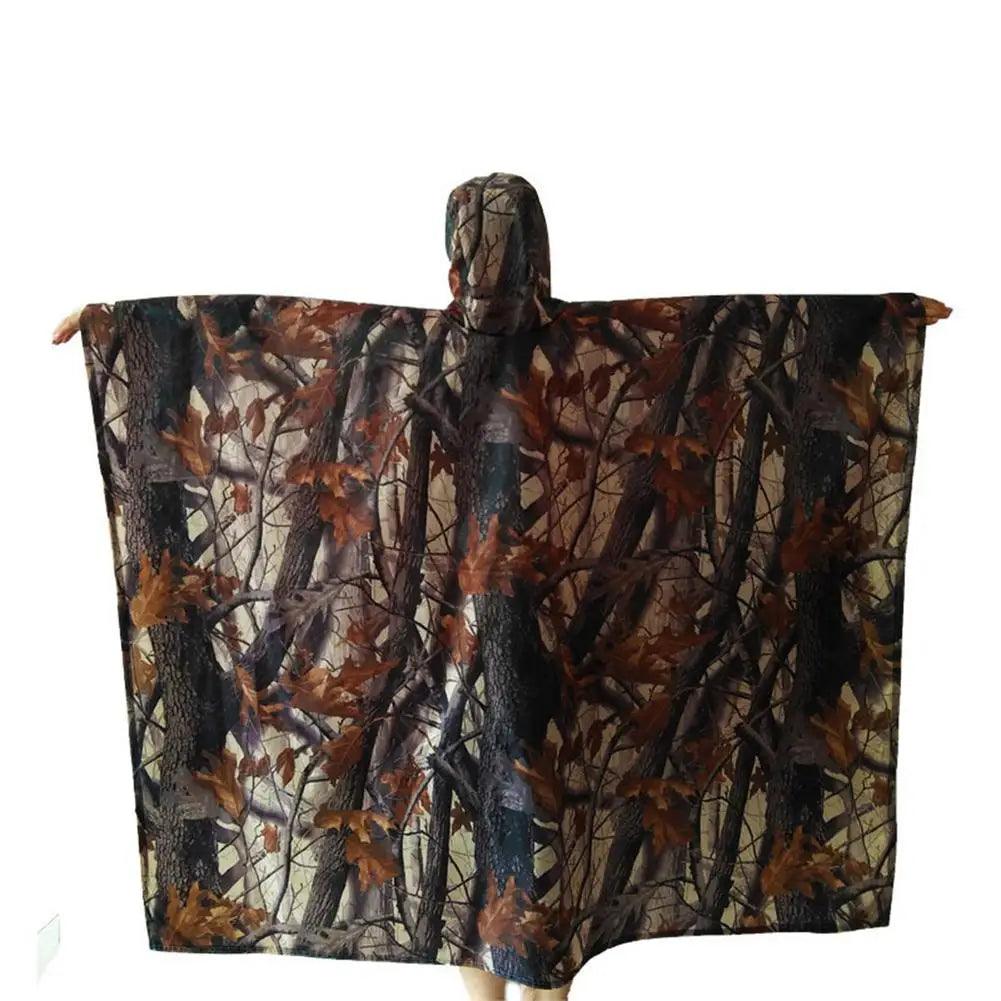 Cape de Camouflage Tactique – Poncho Imperméable Portable pour Chasse et Outdoor