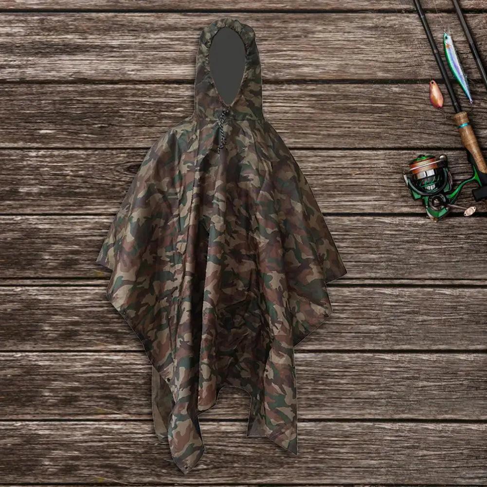 Cape de Camouflage Tactique – Poncho Imperméable Portable pour Chasse et Outdoor