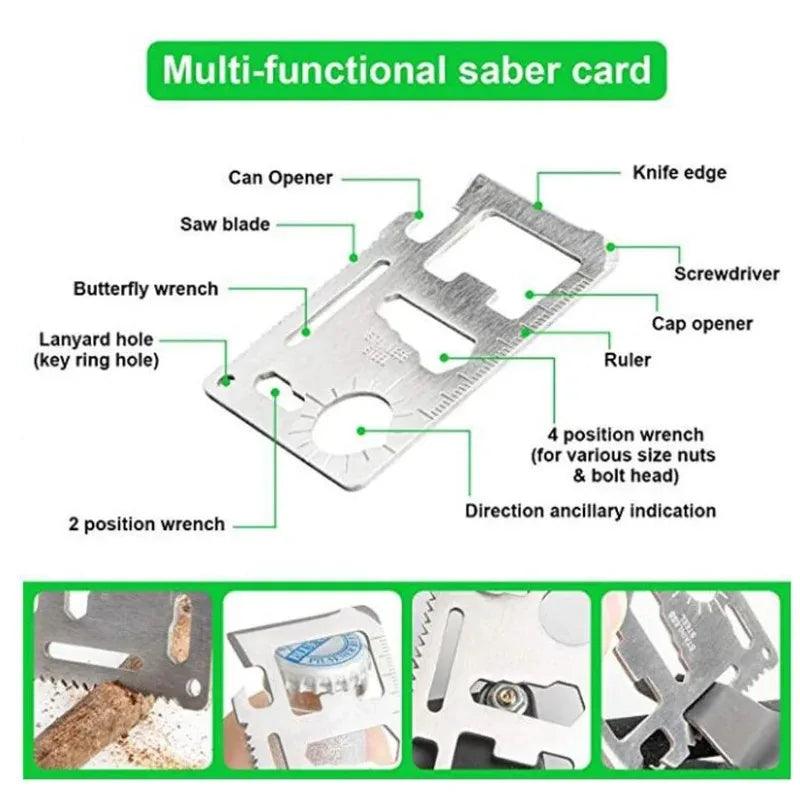 Kit de Survie Multifonctionnel 25-en-1 - Équipement Complet pour Camping et Urgences