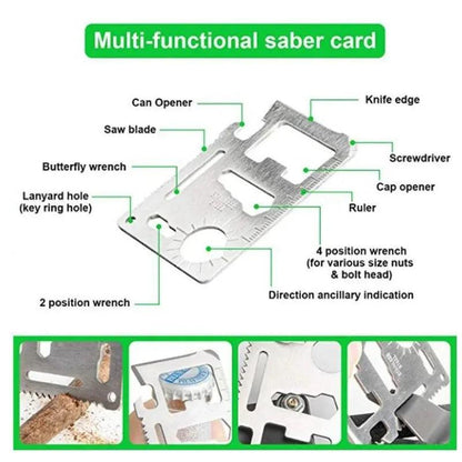 Kit de Survie Multifonctionnel 25-en-1 - Équipement Complet pour Camping et Urgences