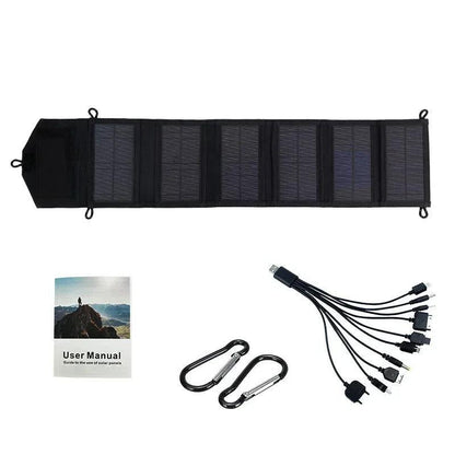 Panneaux Solaires Portables Pliables – Chargeur USB 800W pour Énergie Mobile - Variante