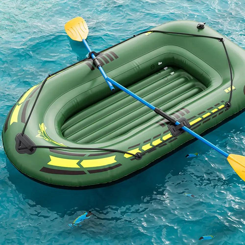 Bateau Gonflable Portable avec Pompe et Rames – Idéal pour Pêche et Aventures Aquatiques