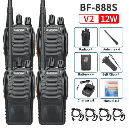 Baofeng BF-888S – Talkie-Walkie Bidirectionnel UHF Longue Portée 100 km - Variante