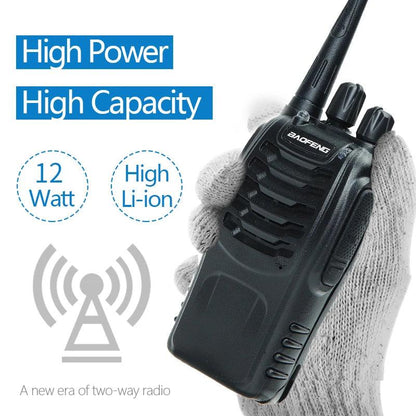 Baofeng BF-888S – Talkie-Walkie Bidirectionnel UHF Longue Portée 100 km