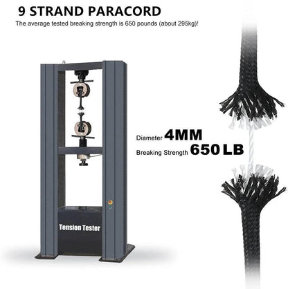 Paracorde de Survie Militaire – 9 Cœurs, 650lb, 5m à 31m