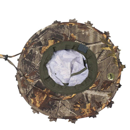 Chapeau Boonie Camouflage 3D – Accessoire Idéal pour Chasse et Outdoor