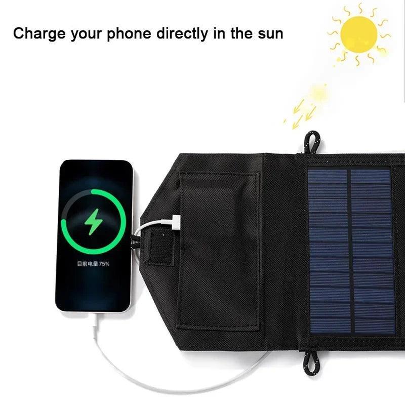 Panneaux Solaires Portables Pliables – Chargeur USB 800W pour Énergie Mobile