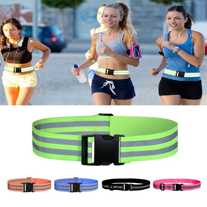 Bandes de Sécurité Haute Visibilité – Ceinture Lumineuse pour Course et Marche Nocturnes