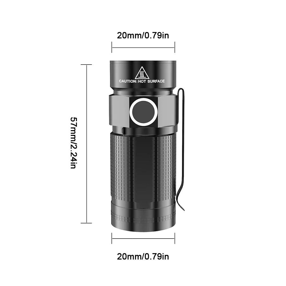 Lampe Stroboscopique Rapide pour Casque - Sécurité, Survie et Camping