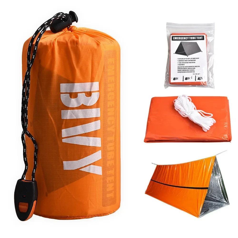 Kit de Survie d'Urgence – Abri Tente Isotherme Compact et Léger - Variante