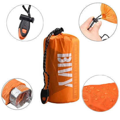 Kit de Survie d'Urgence – Abri Tente Isotherme Compact et Léger