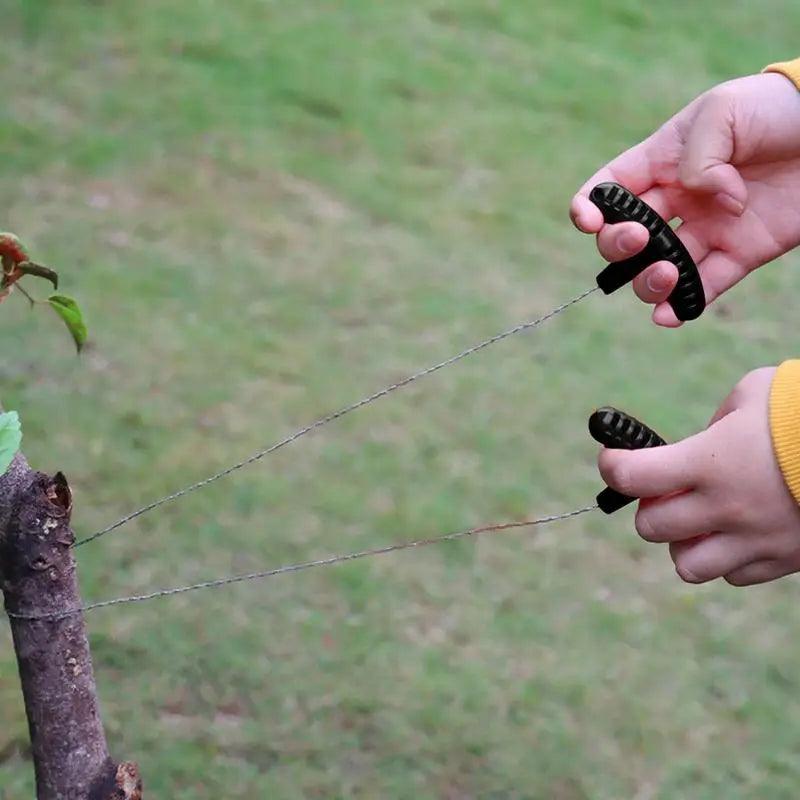 Scie à Fil en Acier Inoxydable - Scie de Survie Portable pour Bois