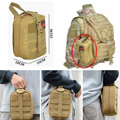 Sac à Main Militaire en Acier Inoxydable – Pochette de Rangement Multifonction