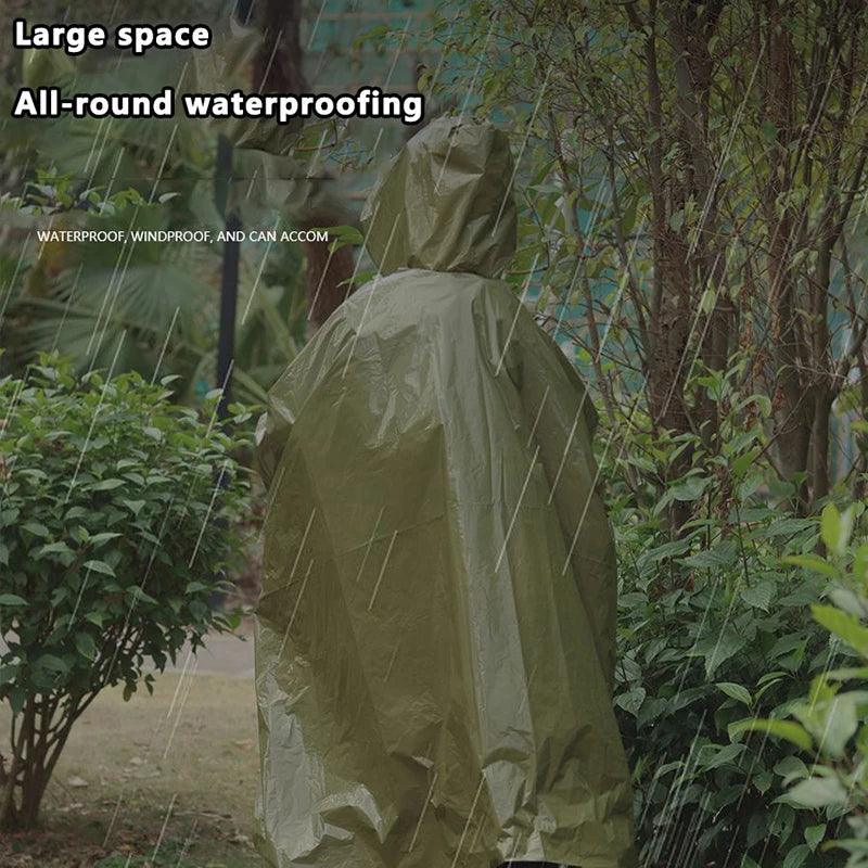 Poncho de Survie en Aluminium – Imperméable et Thermique