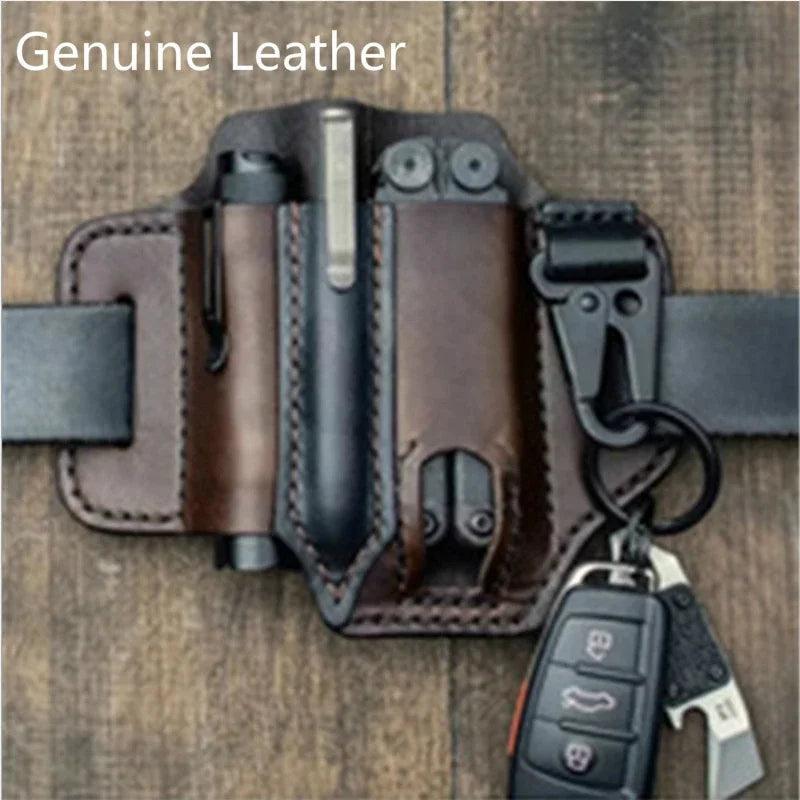 Gaine en Cuir pour Multi-Outils – Accessoire EDC Durable et Élégant - Variante