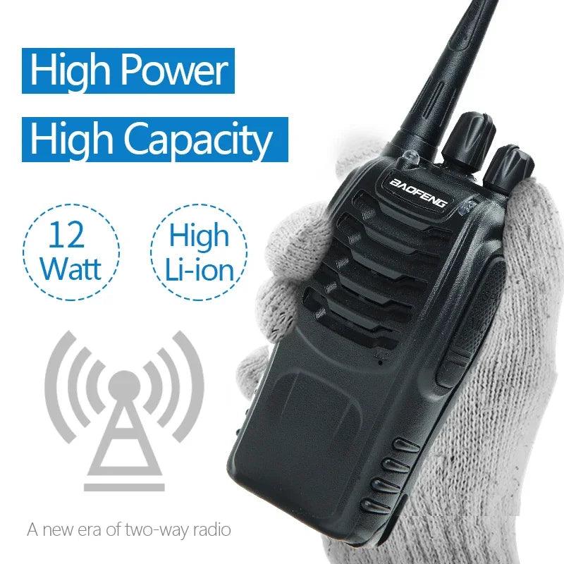 Baofeng BF-888S – Talkie-Walkie Bidirectionnel UHF Longue Portée 100 km