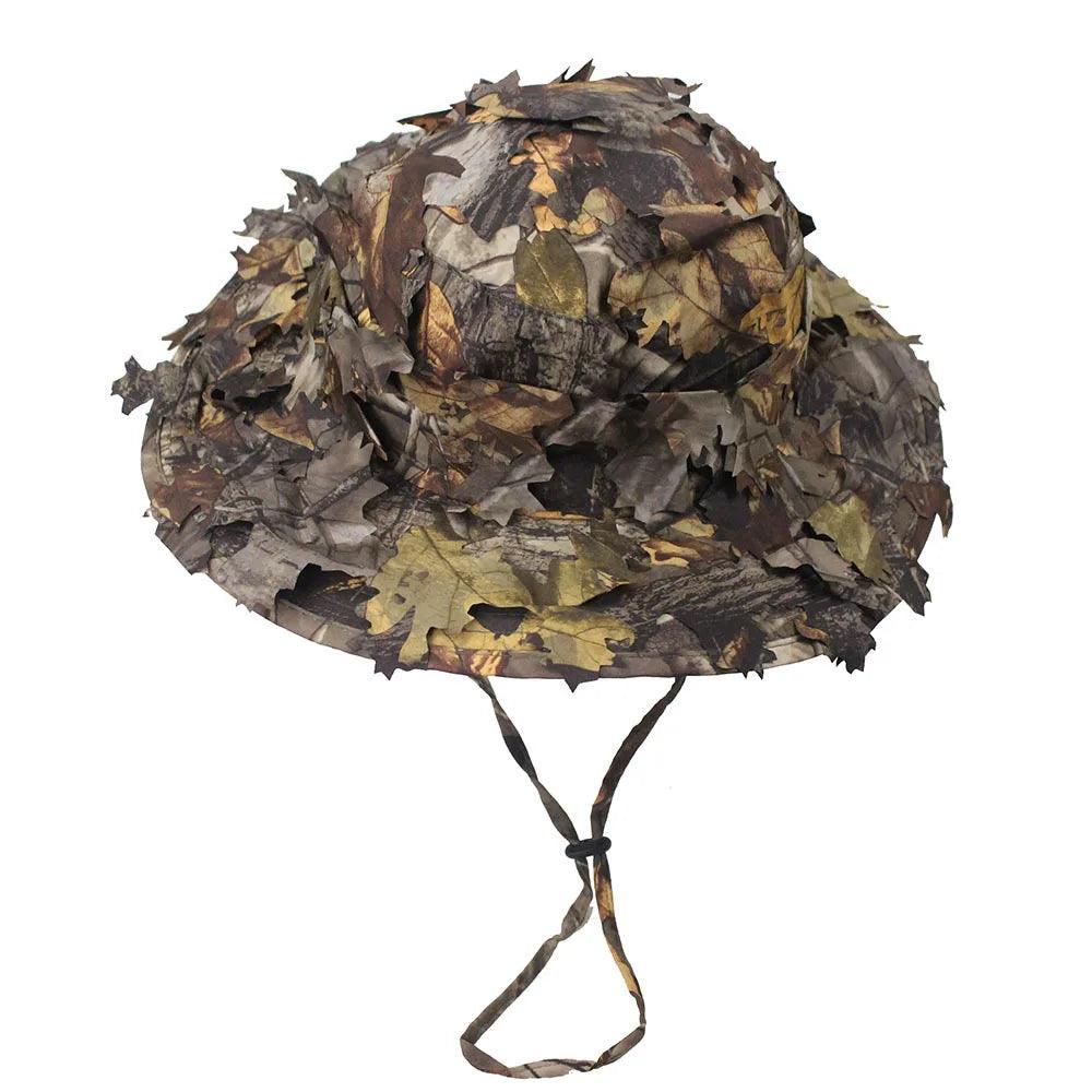 Chapeau Boonie Camouflage 3D – Accessoire Idéal pour Chasse et Outdoor - Variante