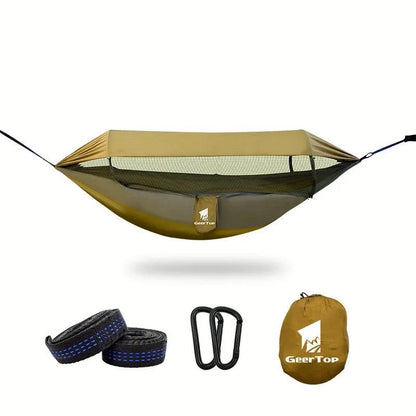 Hamac Extérieur Imperméable en Nylon - Tente Anti-Moustique pour Camping et Survie - Variante