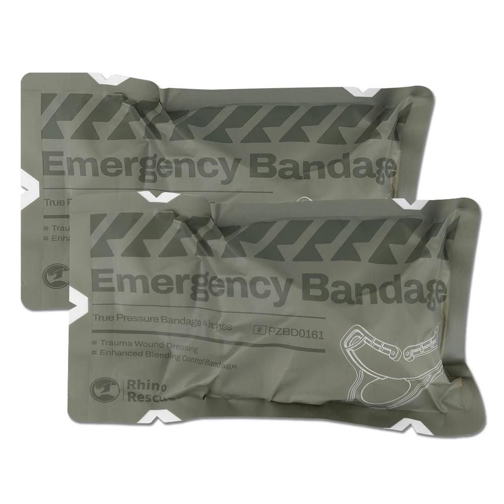 Bandage de Secours à Pression 4 Pouces – Trousse de Premiers Soins pour Urgences Traumatiques - Variante