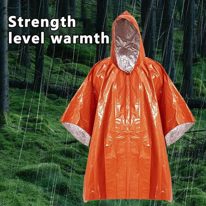 Poncho de Survie en Aluminium – Imperméable et Thermique