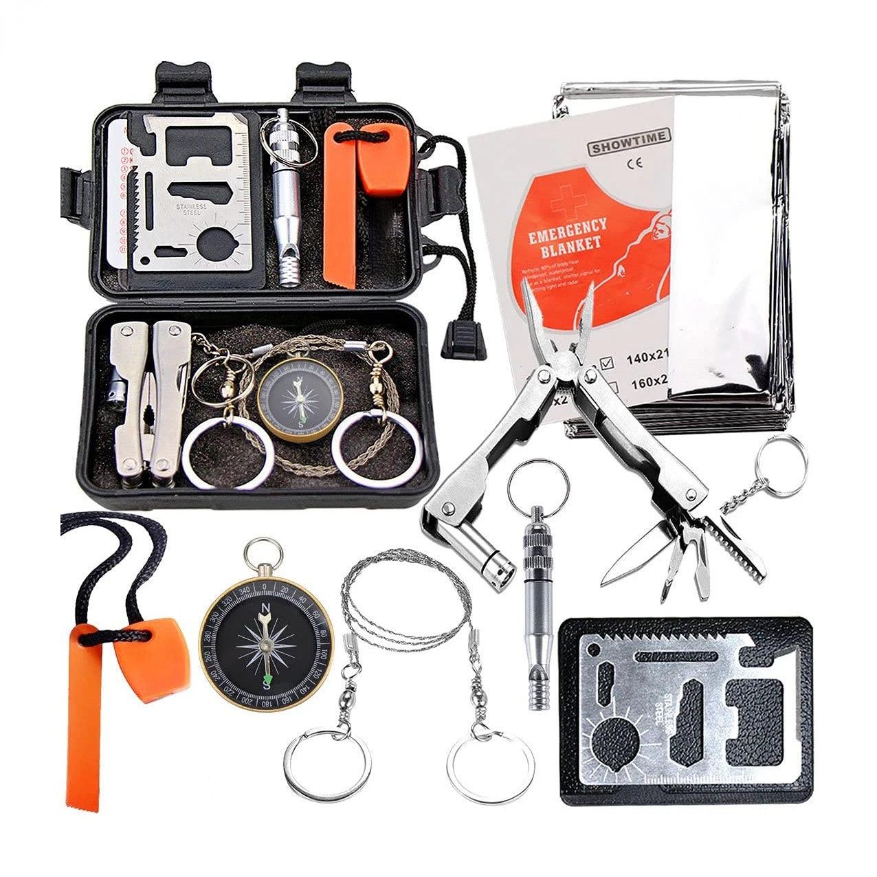 Kit de Survie en Plein Air - Équipement Multifonctionnel pour Camping et Aventures