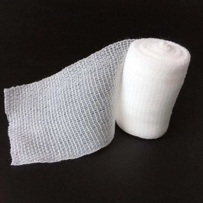 Bandage Élastique PBT – Rouleau de Gaze Elastique pour Premiers Soins