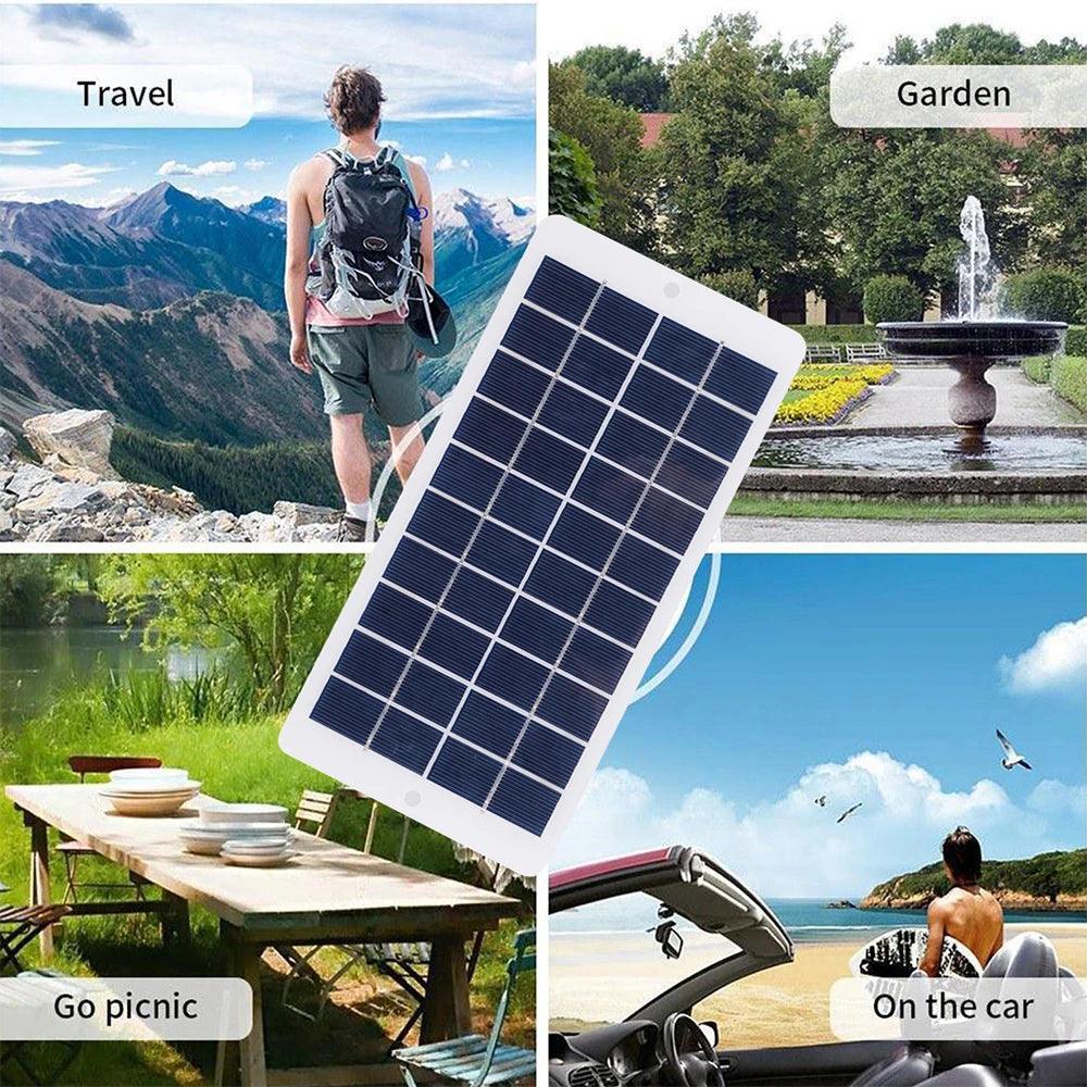 Chargeur de Panneau Solaire Portable – Alimentation d’Urgence pour Téléphone