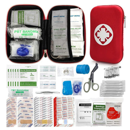 Sac de Premiers Soins Médicaux d’Urgence – Kit Portable 215 Pièces pour Voyage et Outdoor