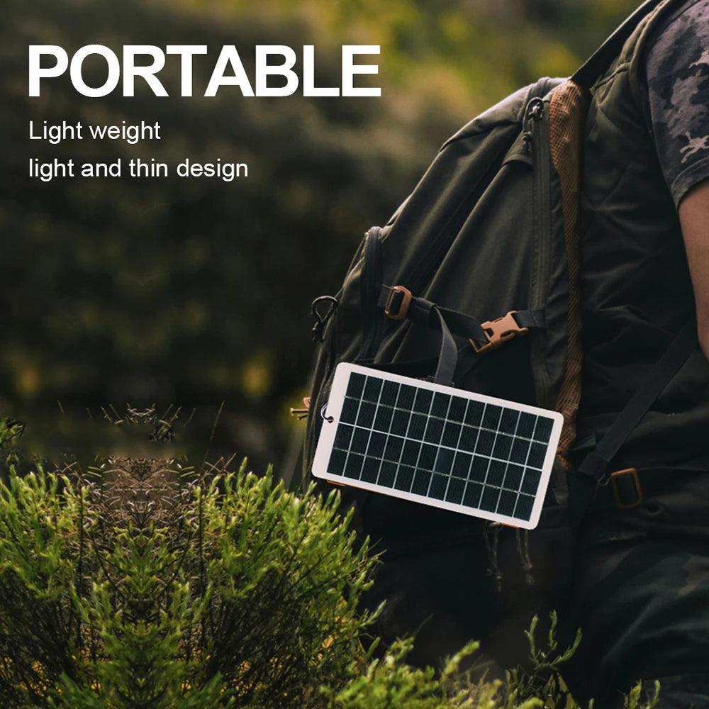 Chargeur de Panneau Solaire Portable – Alimentation d’Urgence pour Téléphone