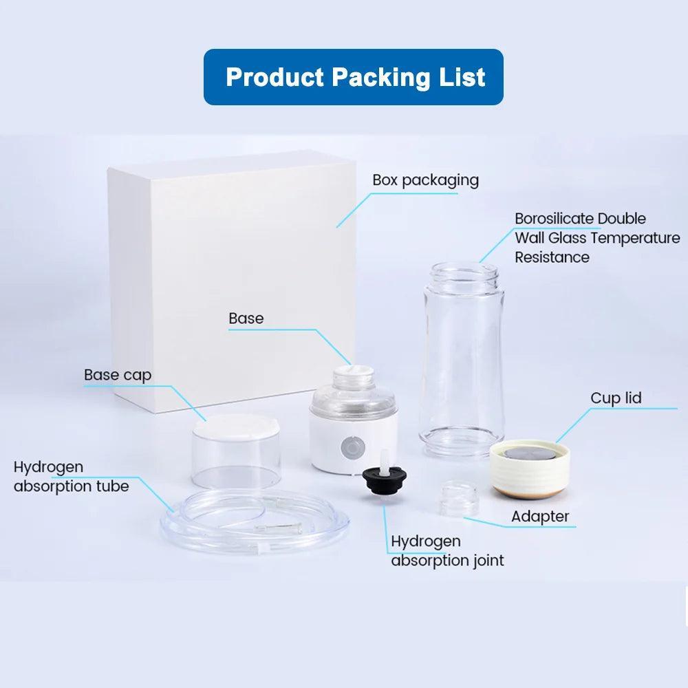 Bouteille d’Hydrogène à Électrolyse Rapide – 2000ppb SPE