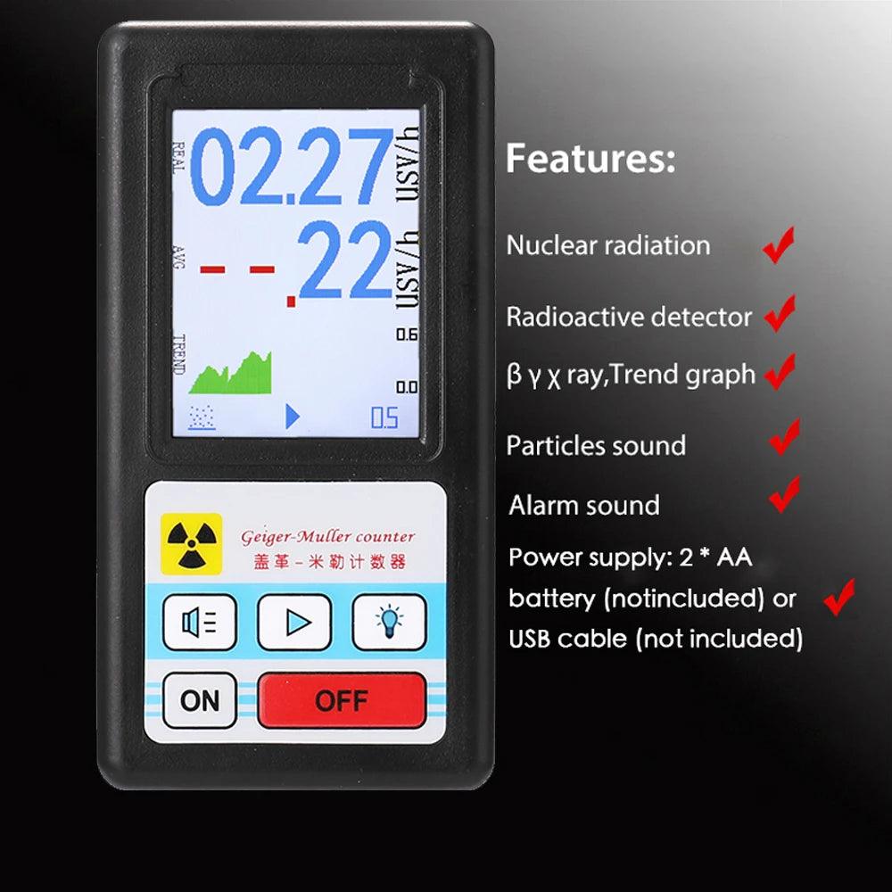 Détecteur de Rayonnement Nucléaire - Compteur Geiger Personnel