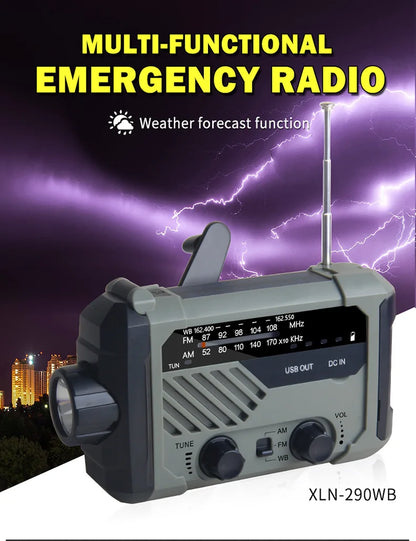 Radio d'Urgence Multifonction NoEnName_Null - Votre Compagnon de Survie Indispensable