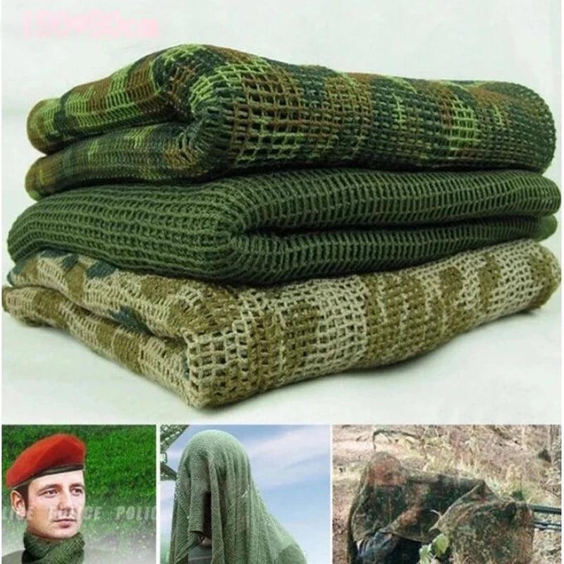 Écharpe Camo Respirante – Polyvalente pour Sniper, Wargame et Outdoor