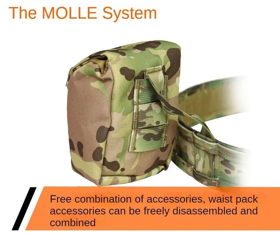 Sac MOLLE de Ceinture – Polyvalent pour Chasse, Sécurité et Outdoor