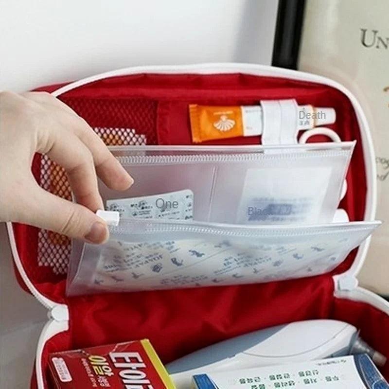 Trousse de Premiers Soins Portable - Grande Capacité pour Catastrophes et Survie