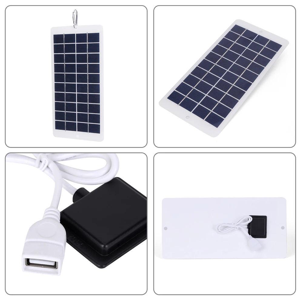 Chargeur de Panneau Solaire Portable – Alimentation d’Urgence pour Téléphone