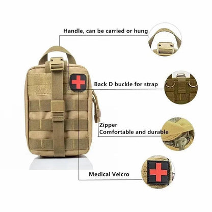 Sac à Main Militaire en Acier Inoxydable – Pochette de Rangement Multifonction